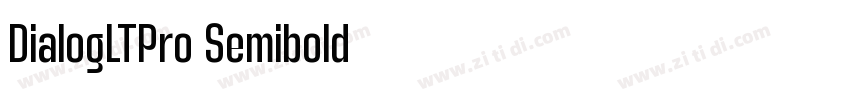 DialogLTPro Semibold字体转换